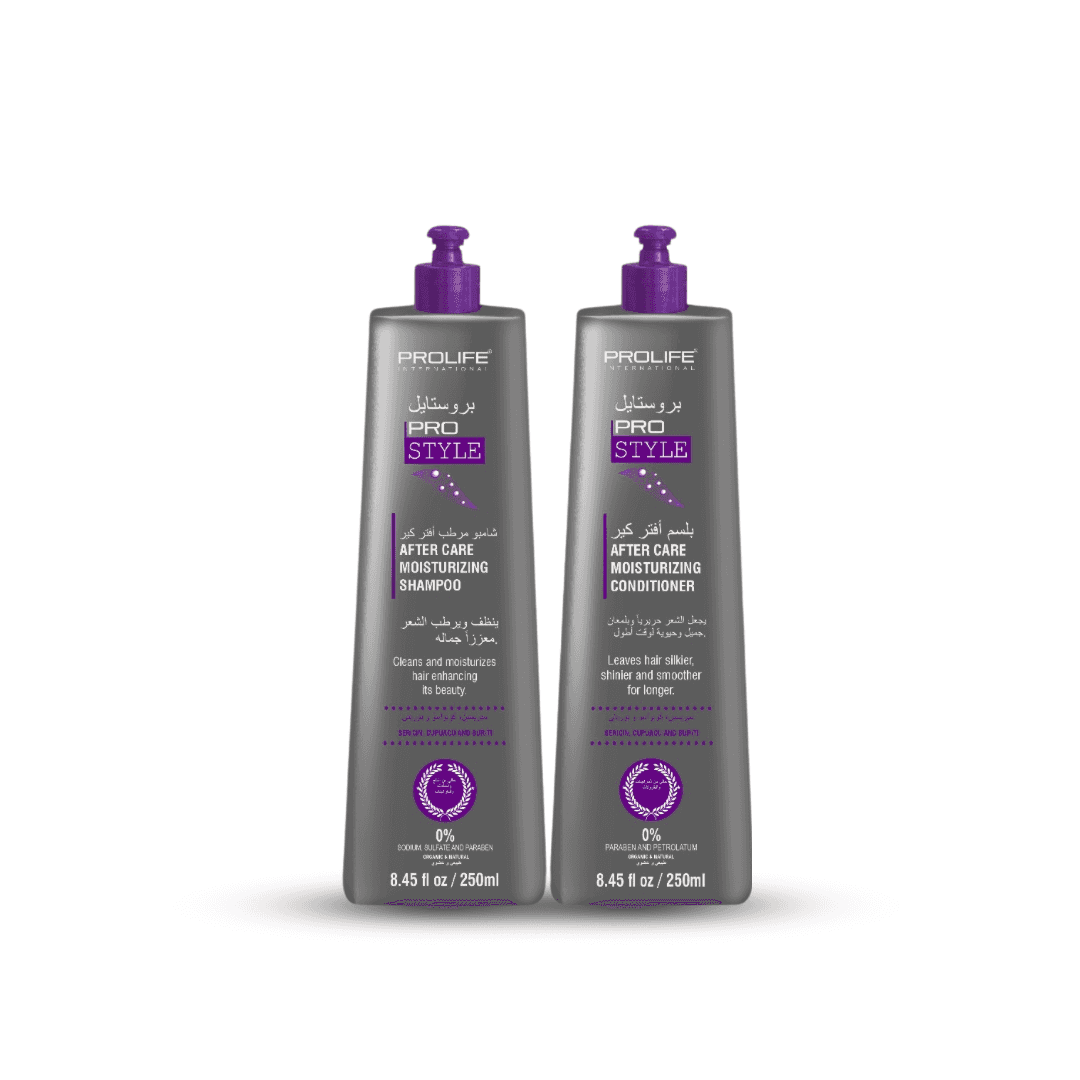 PROSTYLE Keratin Shampoo and Conditioner Sulfate Free Made In Brazil 250ml x 2