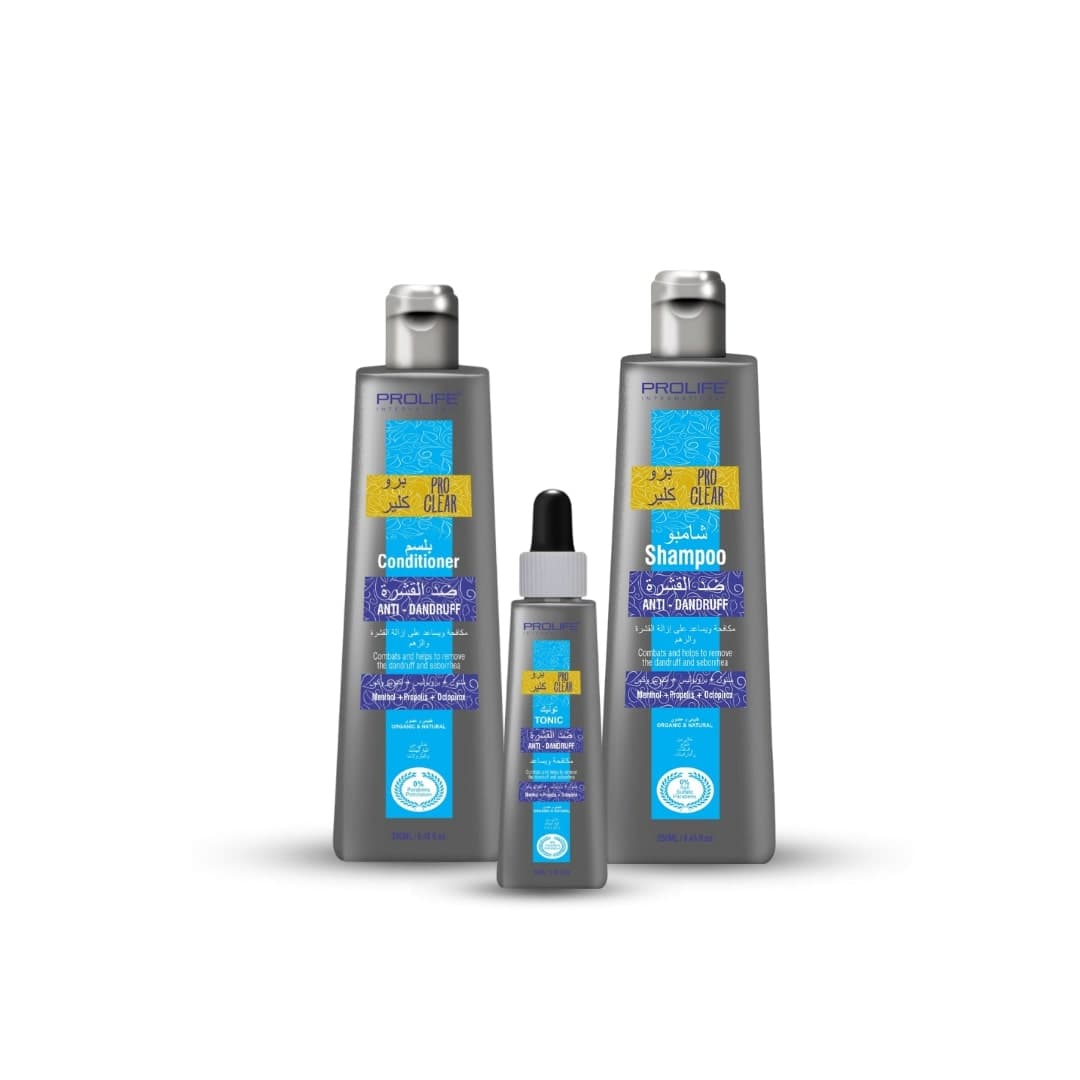 ProClear Anti Dandruff Shampoo and Conditioner and Tonic