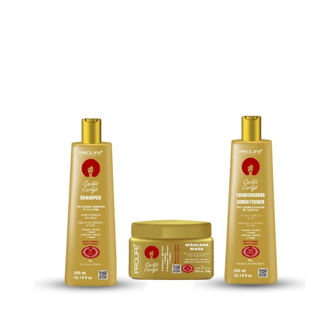 Curly Hair Shampoo and conditioner and mask